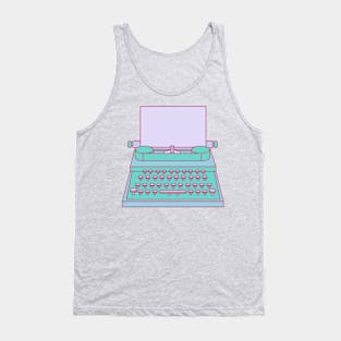 Blue Type Machine Tank Top